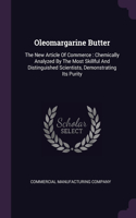 Oleomargarine Butter