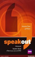 Speakout Advanced Students' Book eText Access Card with DVD