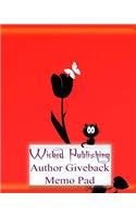 Wicked Publishing Author Giveback Memo Pad