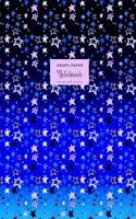 Graph Paper Notebook - Square Grid Journal - Indigo Blue Sky
