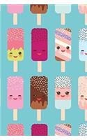 Ice Lolly Kawaii Journal