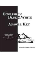 English in Blue & White