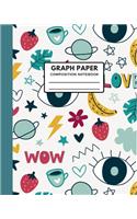 Graph Paper Composition Notebook