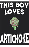 This Boy Loves ARTICHOKE Notebook