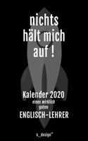 Kalender 2020 für Englisch-Lehrer