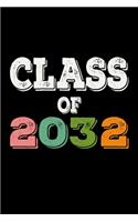 Class of 2032 Back to School Notebook