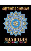 Different Creative Mandalas Coloring Book