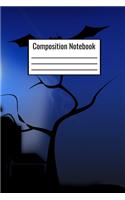Composition Notebook: Halloween Themed College Ruled Journal For Kids Teens Adults Teachers To Write Day To Day Notes