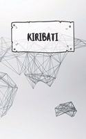 Kiribati: Dotted Travel Diary Notebook or Journey Dotted Grid Journal - Holiday Trip Pocketbook for Men and Women with Dots