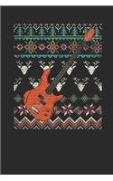 Ugly Christmas - Bass Guitar: Graph Paper Notebook - Christmas Gift for Kids, Women, Men Girls And Boys