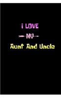 I love my aunt and uncle