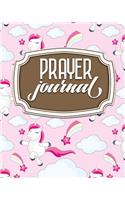 Prayer Journal: Daily Prayer Plan, Prayer Journal Pages, Prayer Book Journal, Womans Prayer Journal, Cute Unicorns Cover