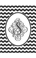 Monogram S 2018-2019 Coloring Academic Planner: Coloring Book Monthly and Weekly Black Chevron Student Calendar Planner 13 Months