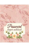Password keeper notebook