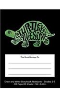 Turtley Awesome Draw and Write Storybook Notebook - Grades 3 - 5