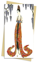 Feather Gown (Erté) Greeting Card Pack