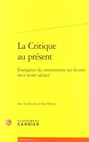 La Critique Au Present
