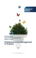 Entrepreneurship Management in Practice