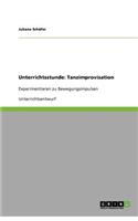 Unterrichtsstunde: Tanzimprovisation: Experimentieren zu Bewegungsimpulsen
