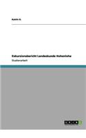 Exkursionsbericht Landeskunde Hohenlohe