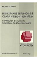 Les Romans Berlinois de Clara Viebig (1860-1952)