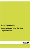 Johann Adam Horn, Goethes Jugendfreund