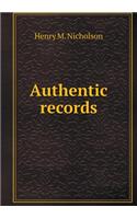 Authentic records: (English)