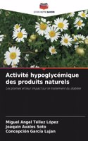 Activité hypoglycémique des produits naturels