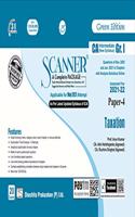 Scanner CA Inter Group I (New Syllabus) Paper-4 Taxation (Assessment Year : 2021-22) (Applicable for May 2021)