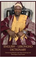 English - Lekongho Dictionary