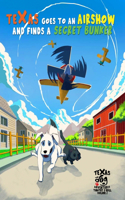 Texas the dog goes to an airshow and finds a secret bunker