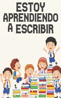 Estoy aprendiendo a escribir: A partir de 4 años - Mejorando divirtiéndose. Libros de rastreo de letras para niños, páginas para aprender a escribir letras y números, escritura a