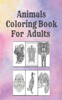 Animals Coloring Book For Adults