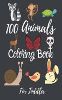 100 Animals Coloring Book For Toddler
