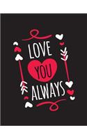Love You Always: Valentine's Day Quotes Coloring Book