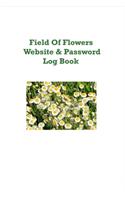 Field Of Flowers Website & Password Logbook