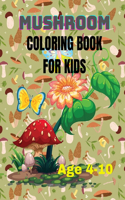Mushroom Coloring Book For Kids