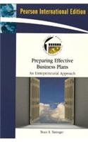 Preparing Effective Business Plans: An Entrepreneurial Approach: International Edition