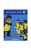 Harcourt School Publishers Trophies: Decodable Book Bk4 G1