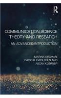 Communication Science Theory and Research