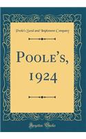 Poole's, 1924 (Classic Reprint)