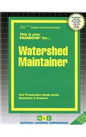 Watershed Maintainer