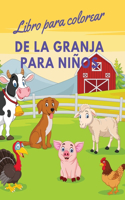 Libro para colorear de la granja para niños
