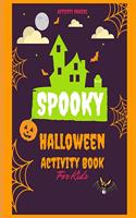 Spooky Halloween Activity Book For Kids