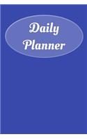 Daily Planner: Blue Planner, 6 X 9 Notebook, 100 Pages
