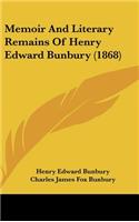 Memoir and Literary Remains of Henry Edward Bunbury (1868)