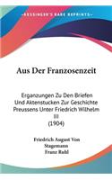 Aus Der Franzosenzeit