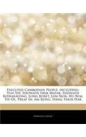 Articles on Executed Cambodian People, Including