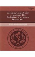 A Comparison of Peer Evaluation: The Evaluation App Versus Deviantart