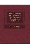 Trait Complet de L'Anatomie Des Animaux Domestiques, Volume 3